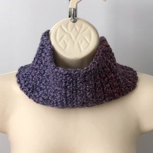 Crocheted Neck Warmer Infinity Scarf or Ear Warmer